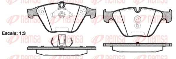 Brake Pad Set, disc brake 0857.20