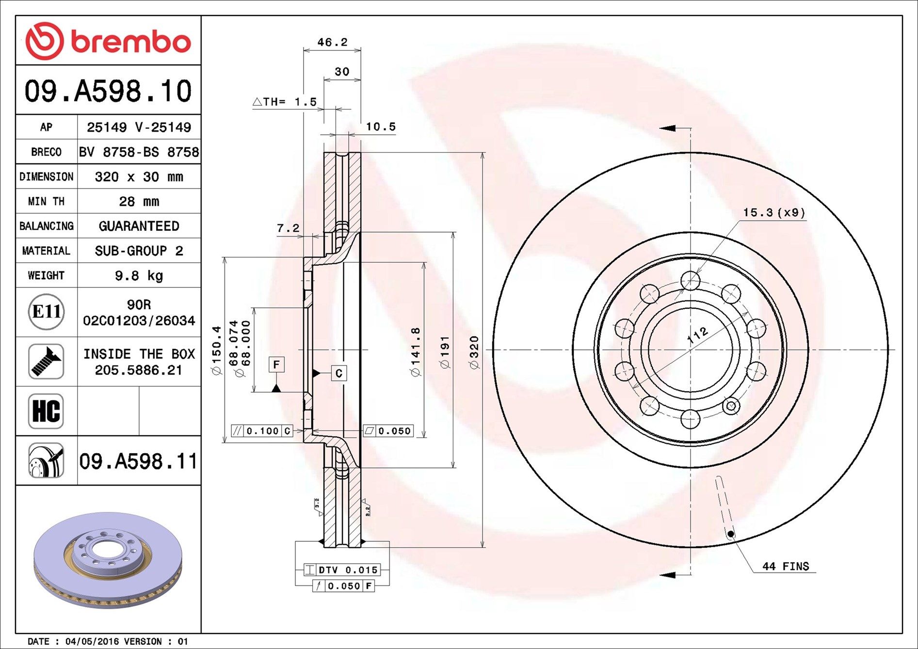 AUDI ALLROAD QUATTRO C5 01-05 (FRT) - TecDoc 1