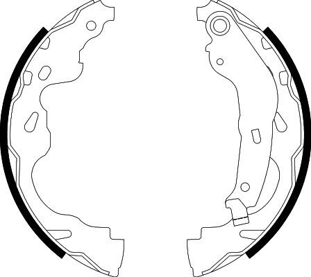 Brake Shoe Set 8DB 355 002-891