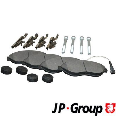 Brake Pad Set, disc brake 4163603910