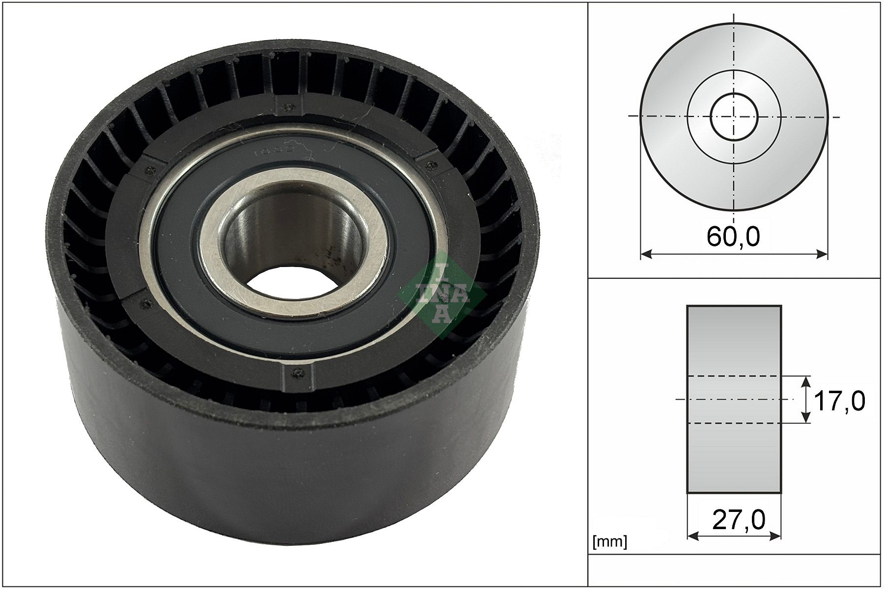 Umlenk-/Führungsrolle, Zahnriemen