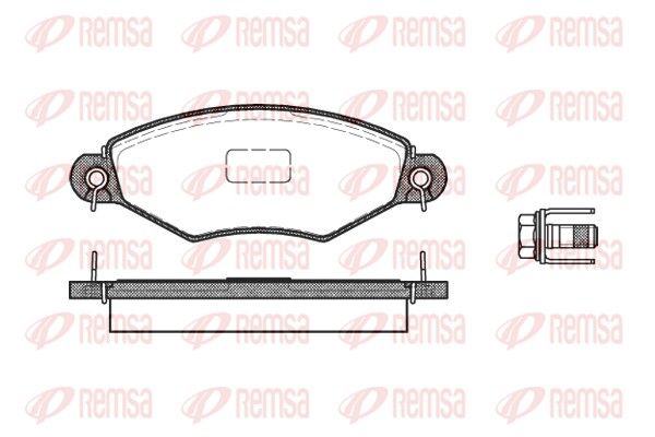 Premium Front Brake Pad Set Premium Front Brake Pad Set