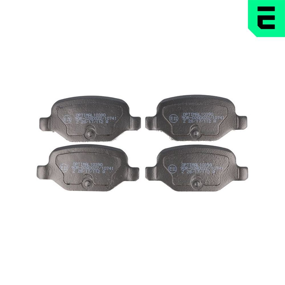 Brake Pad Set, disc brake 10390