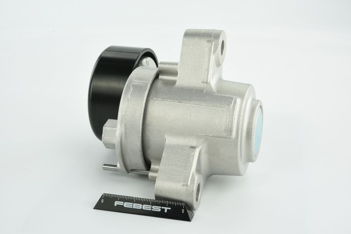 diržo įtempiklis, V formos rumbuotas diržas