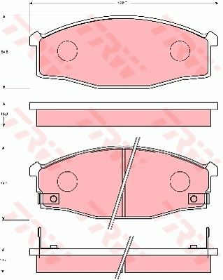 TRW DISC BRAKE PADS - TecDoc Only