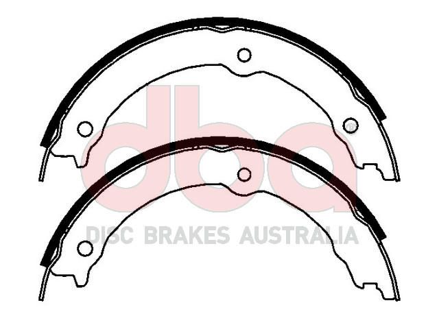 Street Series Brake Shoes [Hummer Parking Brake 210mm] - TecDoc Only