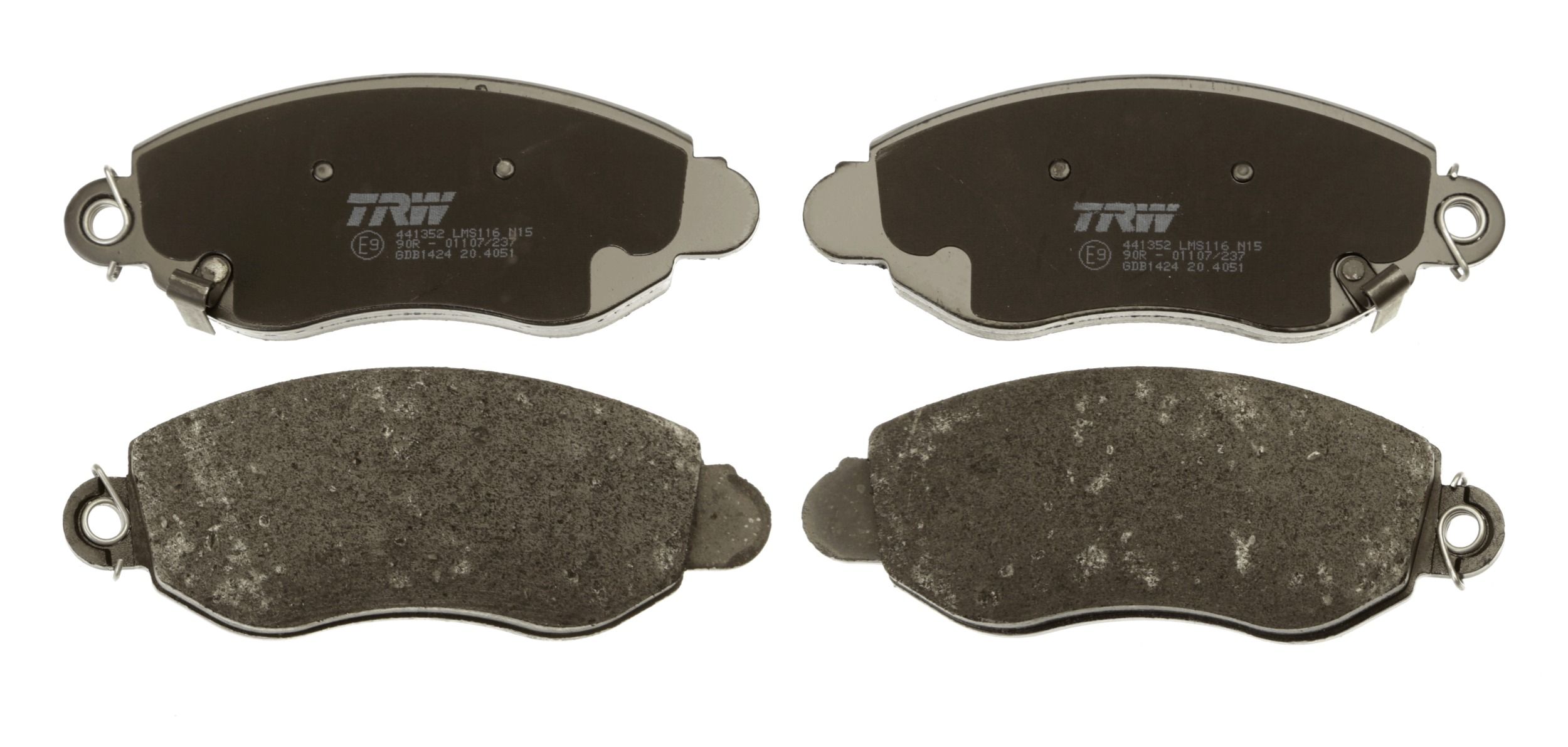 TRW DISC BRAKE PADS - TecDoc 2