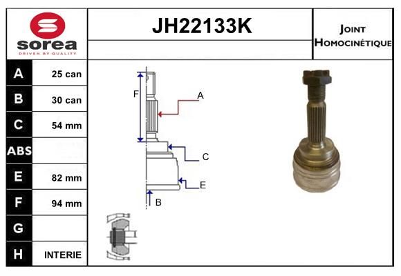 KIT CV JOINT AVEC KR006 - GALANT