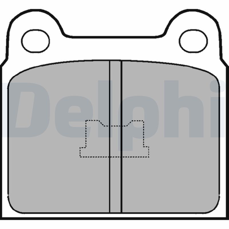 Brake Pad Set, disc brake LP76