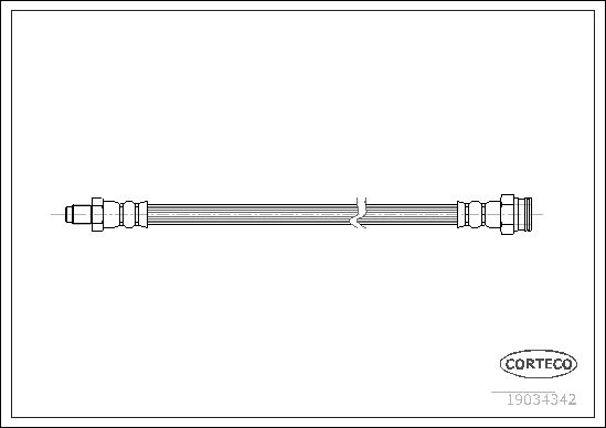 Brake Hose 19034342