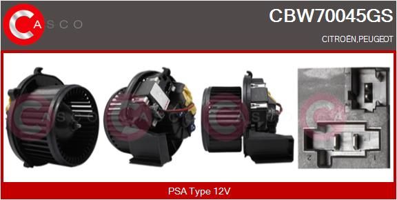 CBW70045GS CASCO Genuine Utastér-ventilátor
