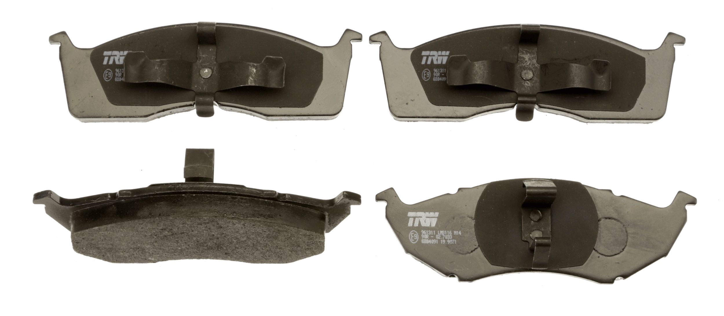 TRW DISC BRAKE PADS - TecDoc 2