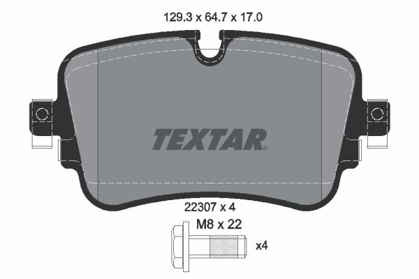 Brake Pad Set, disc brake 2230701