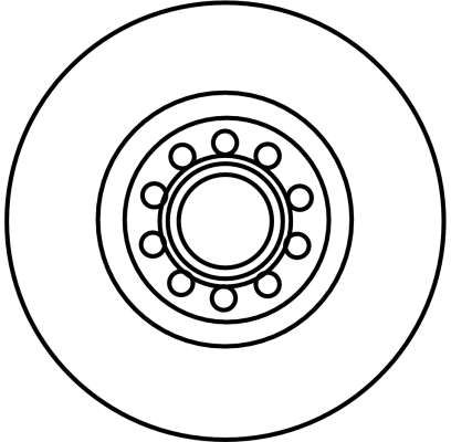 TRW BRAKE DISC - TecDoc 2