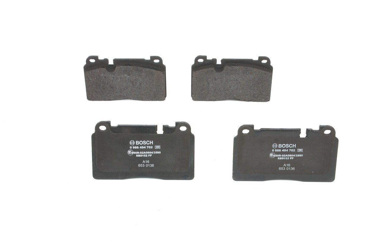 Brake Pad Set, disc brake 0 986 494 702