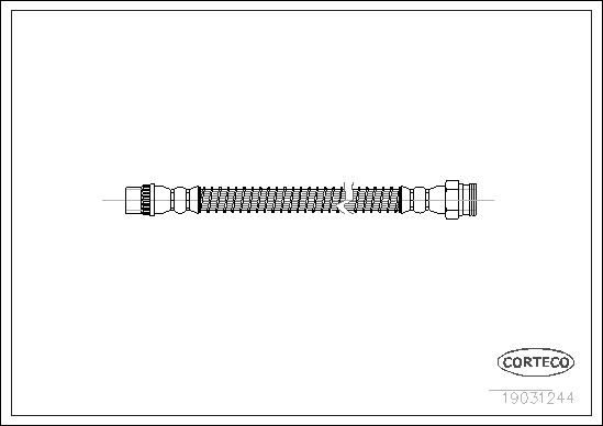 Тормозной шланг 19031244