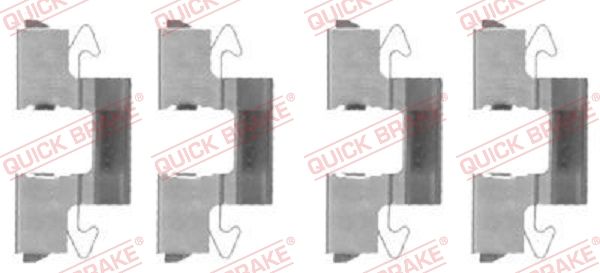 Accessory Kit, disc brake pad 109-1714