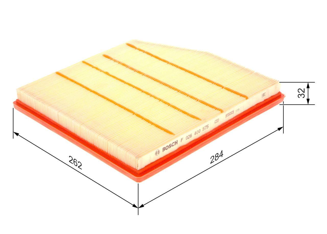 BOSCH F 026 400 575 - Luftfilter