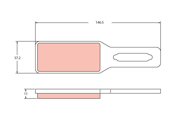 Bremsbelagsatz, Scheibenbremse