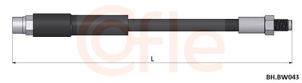 92.BH.BW043 COFLE fékcső