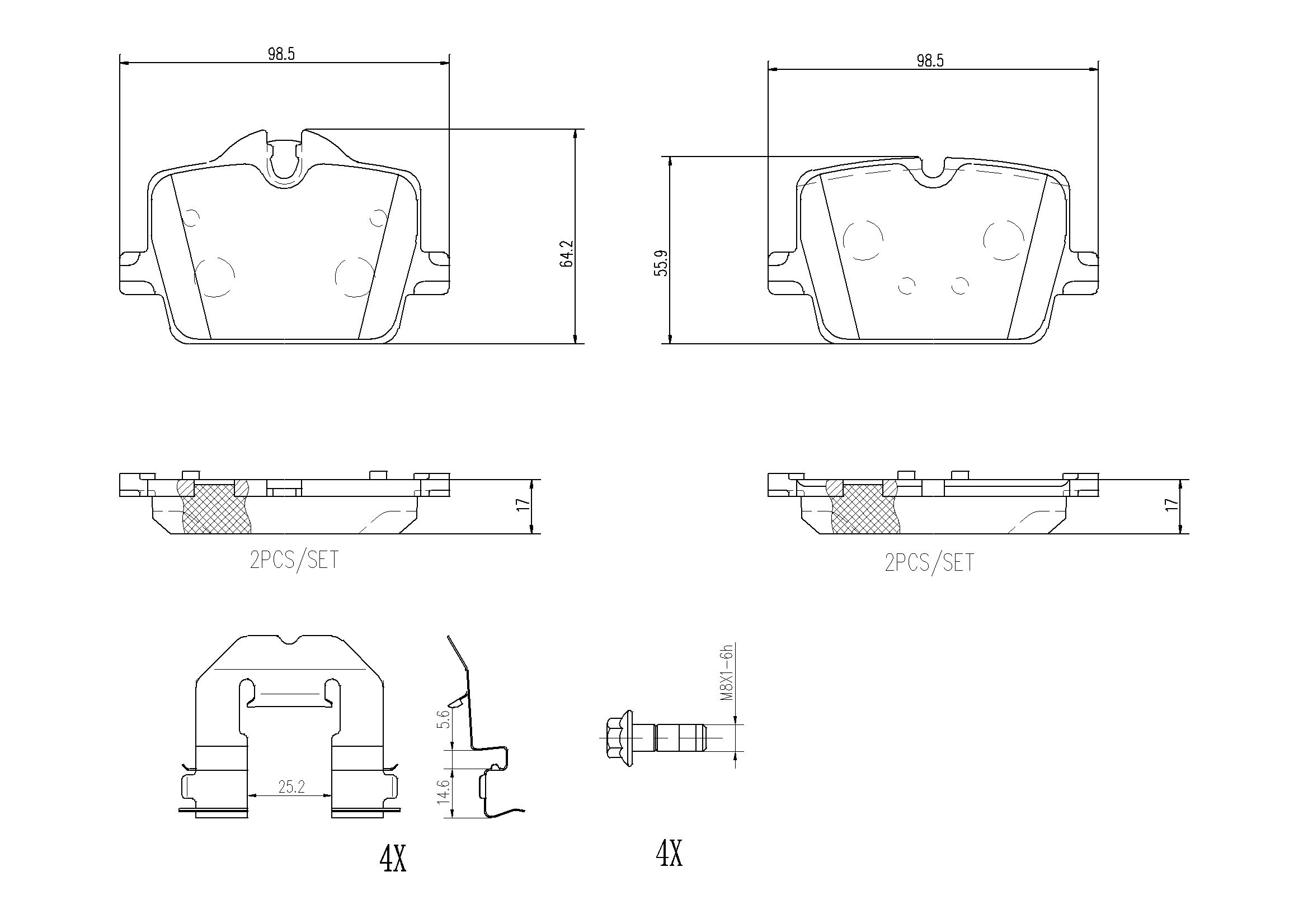 BMW 330i G20 20-22 (RR) - TecDoc Only