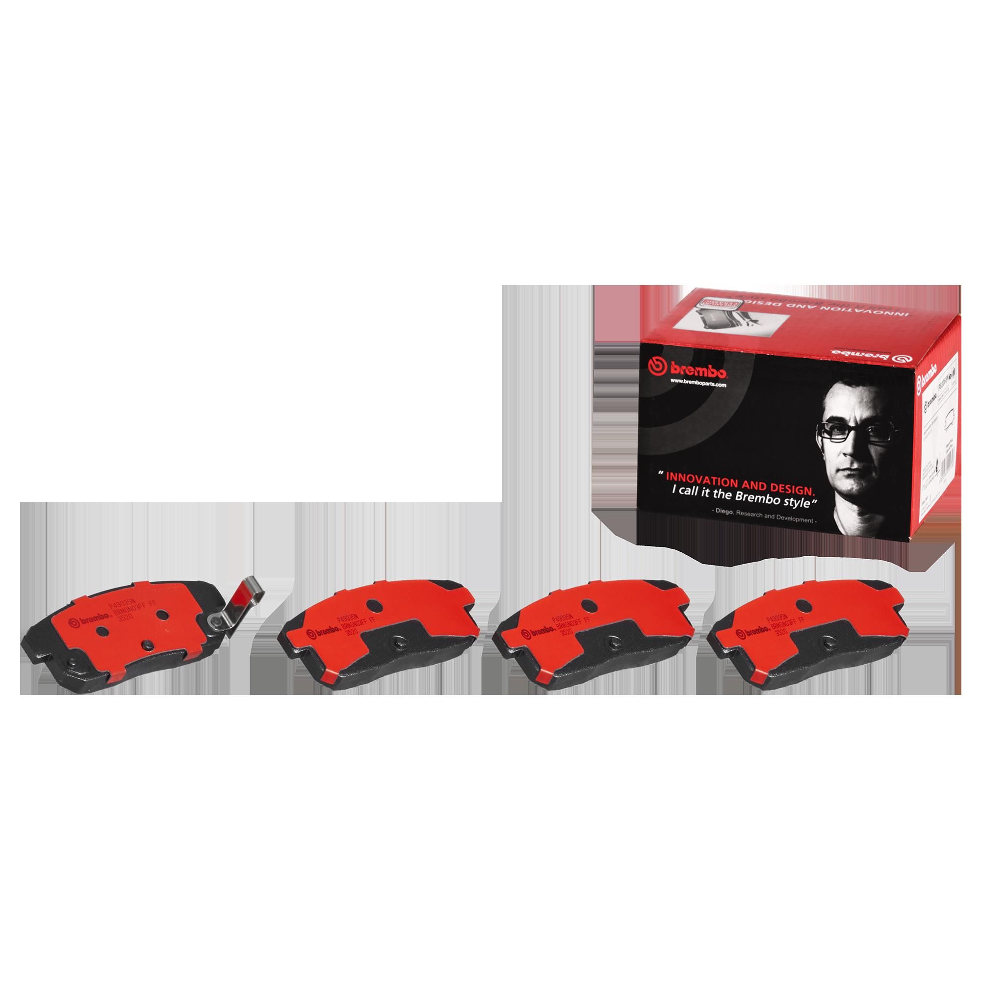 BREMBO DISC PAD -  SUZUKI IGNIS GA RG413 00-05 (RR) - TecDoc 1