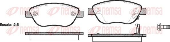 Brake Pad Set, disc brake 0859.21