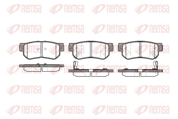 Premium Rear Brake Pad Set Premium Rear Brake Pad Set