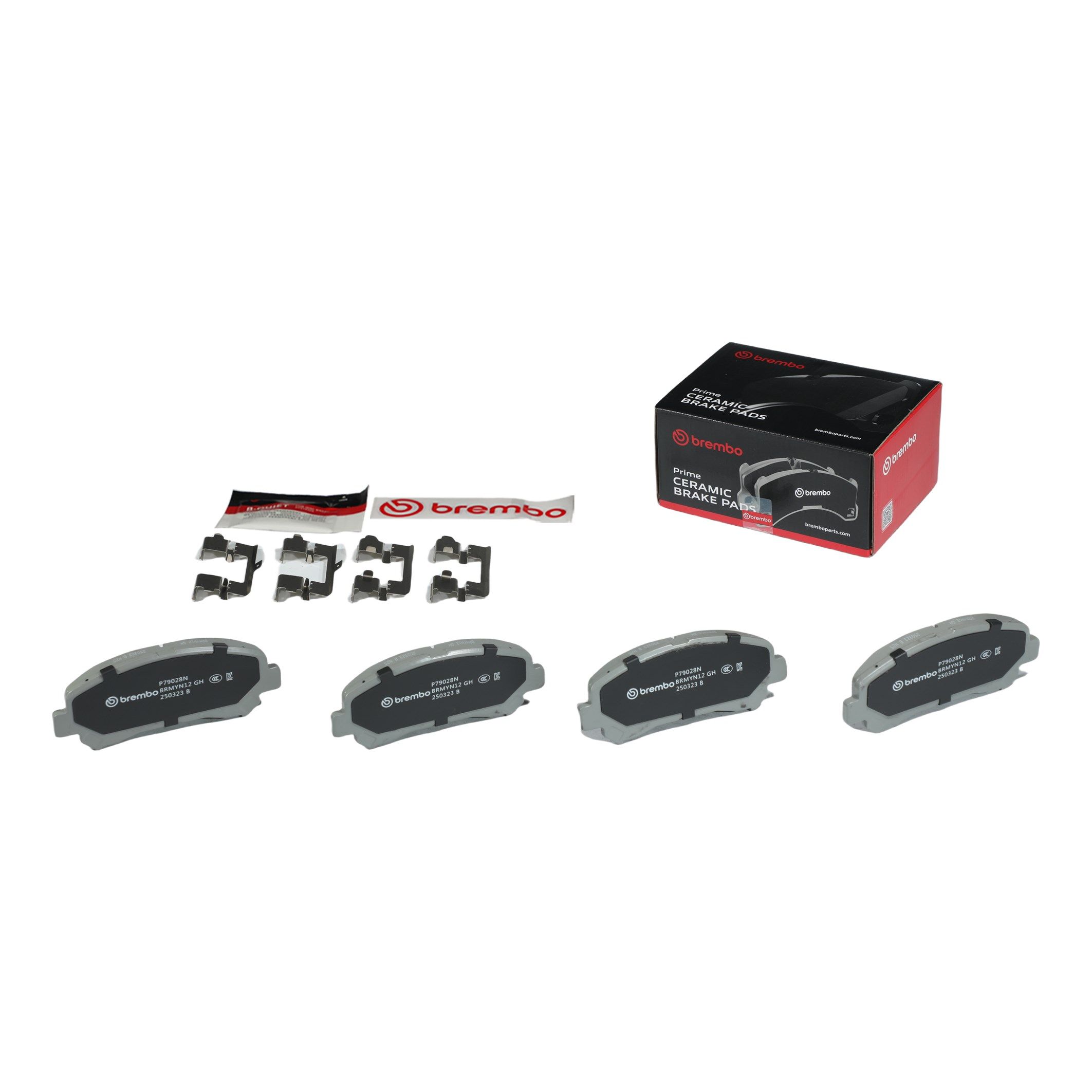 BREMBO DISC PAD -  MAZDA CX-8 KG 18- (FRT) *Holes, Thickness 17mm - TecDoc 1