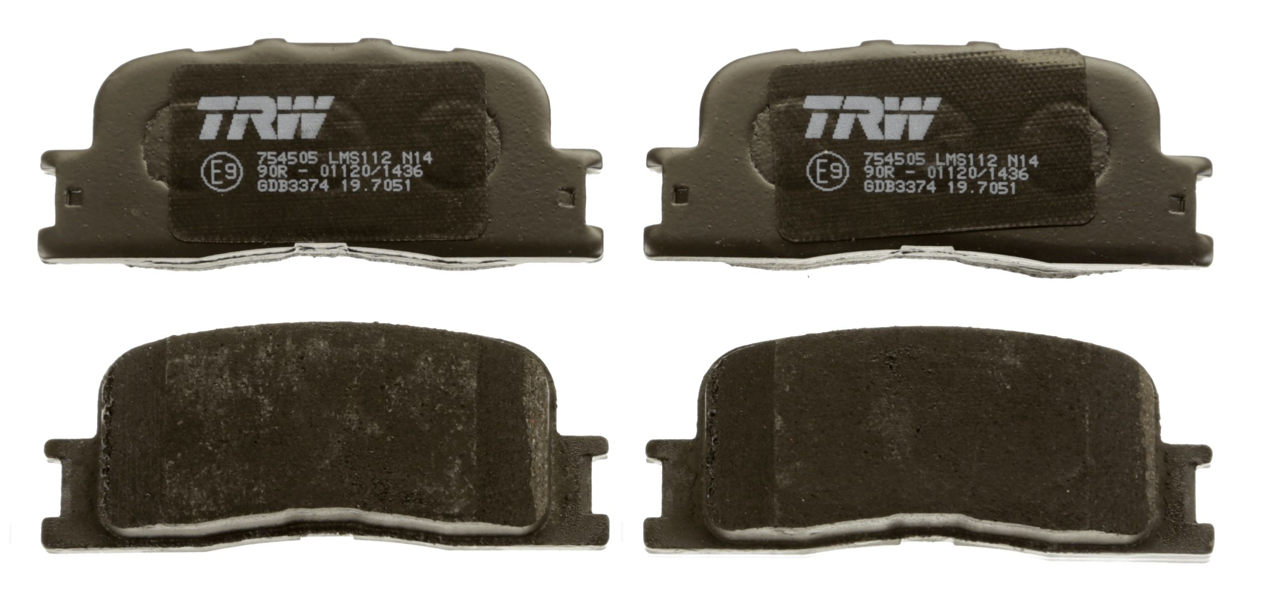 TRW DISC BRAKE PADS - TecDoc 2