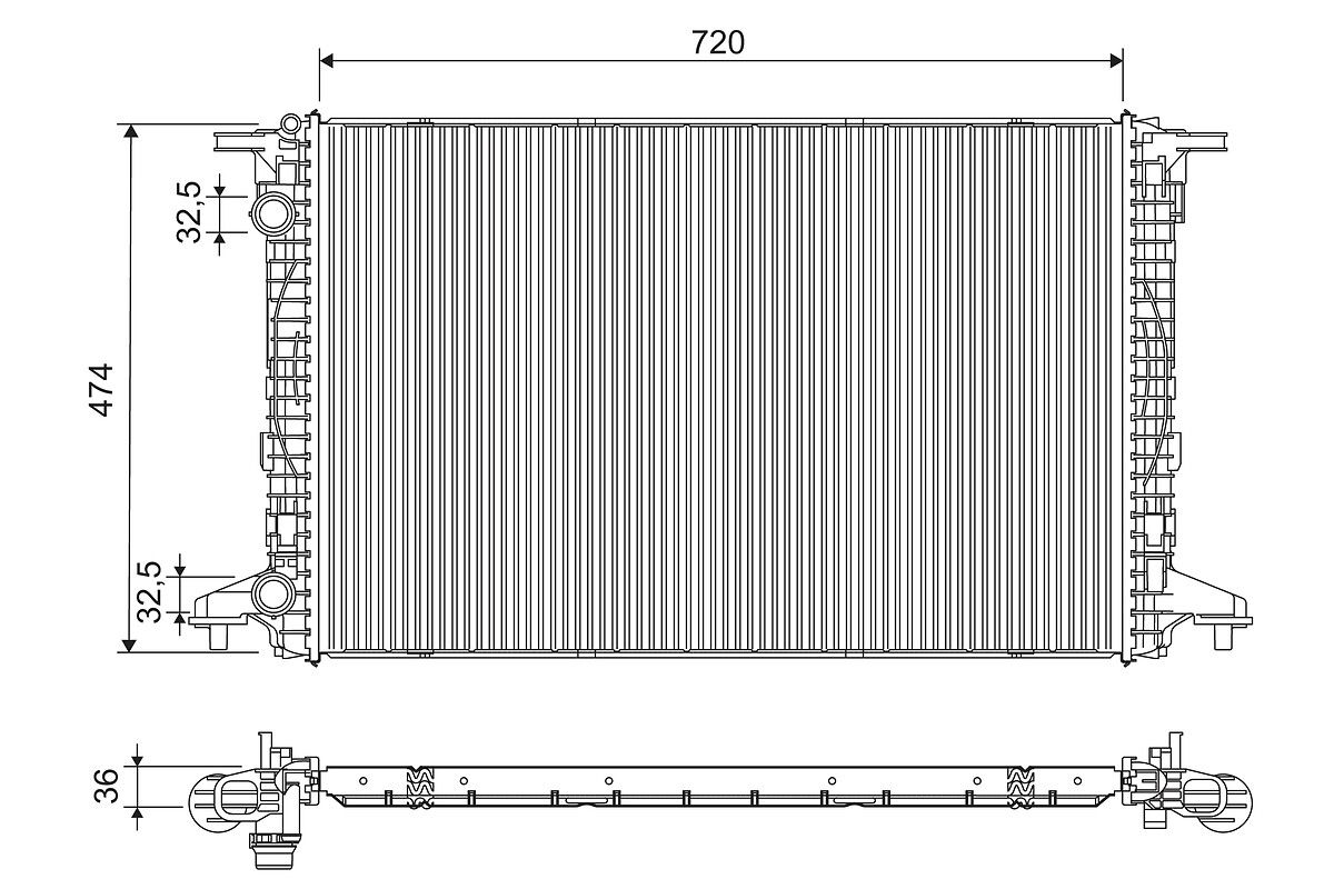 Kühler, Motorkühlung