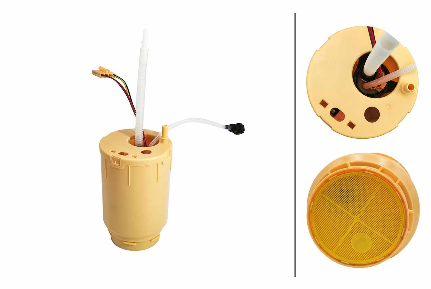 HELLA 8TF 358 316-071 - Schlingertopf, Kraftstoffpumpe