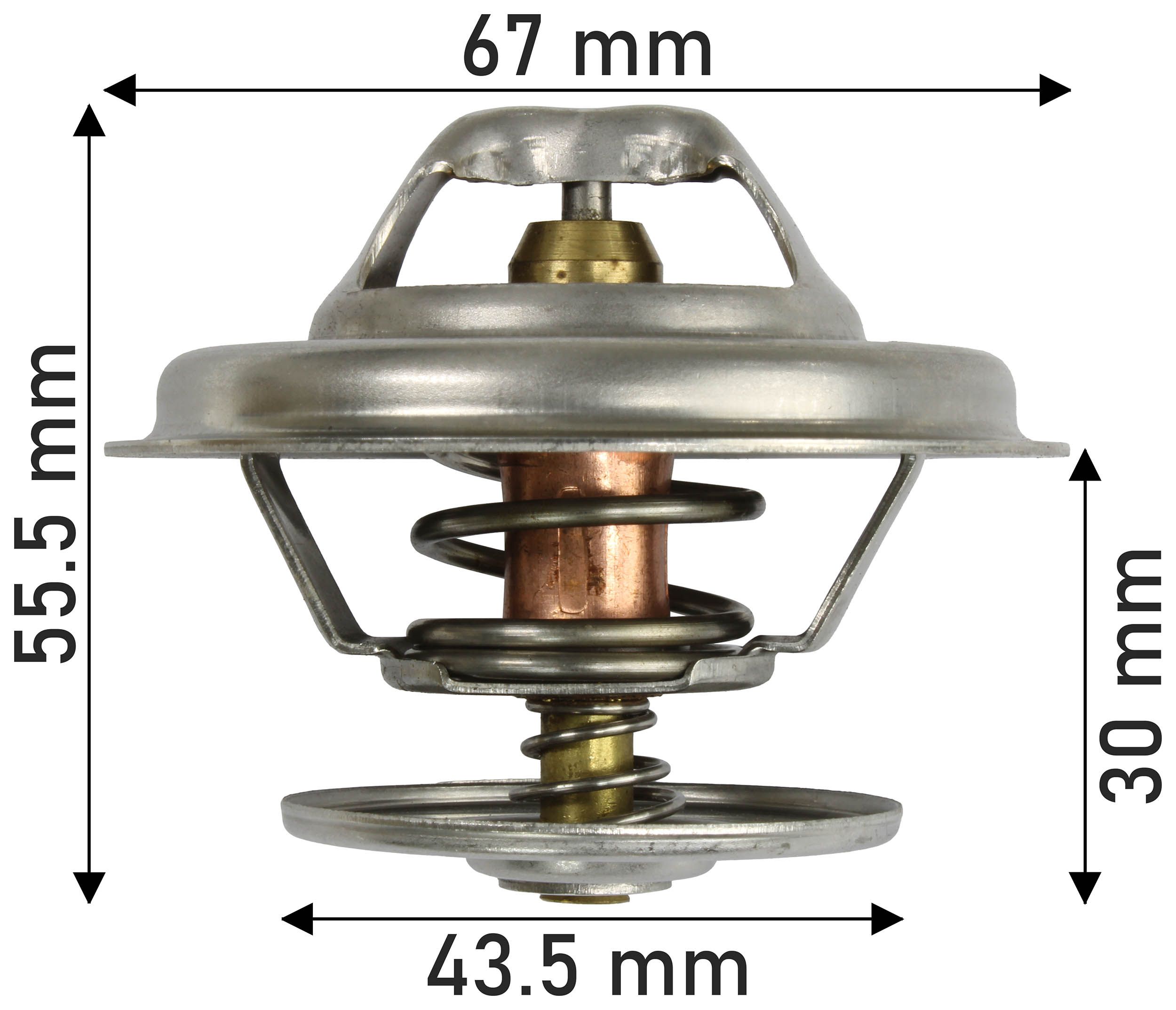 THERMOSTAT 67MM DIA 71C MERCEDES - TecDoc Only