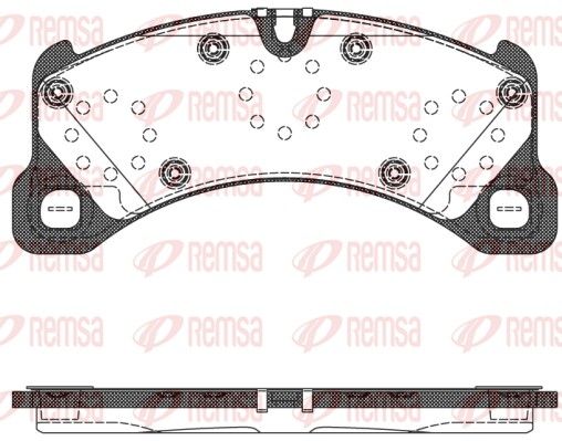 Brake Pad Set, disc brake 1345.50