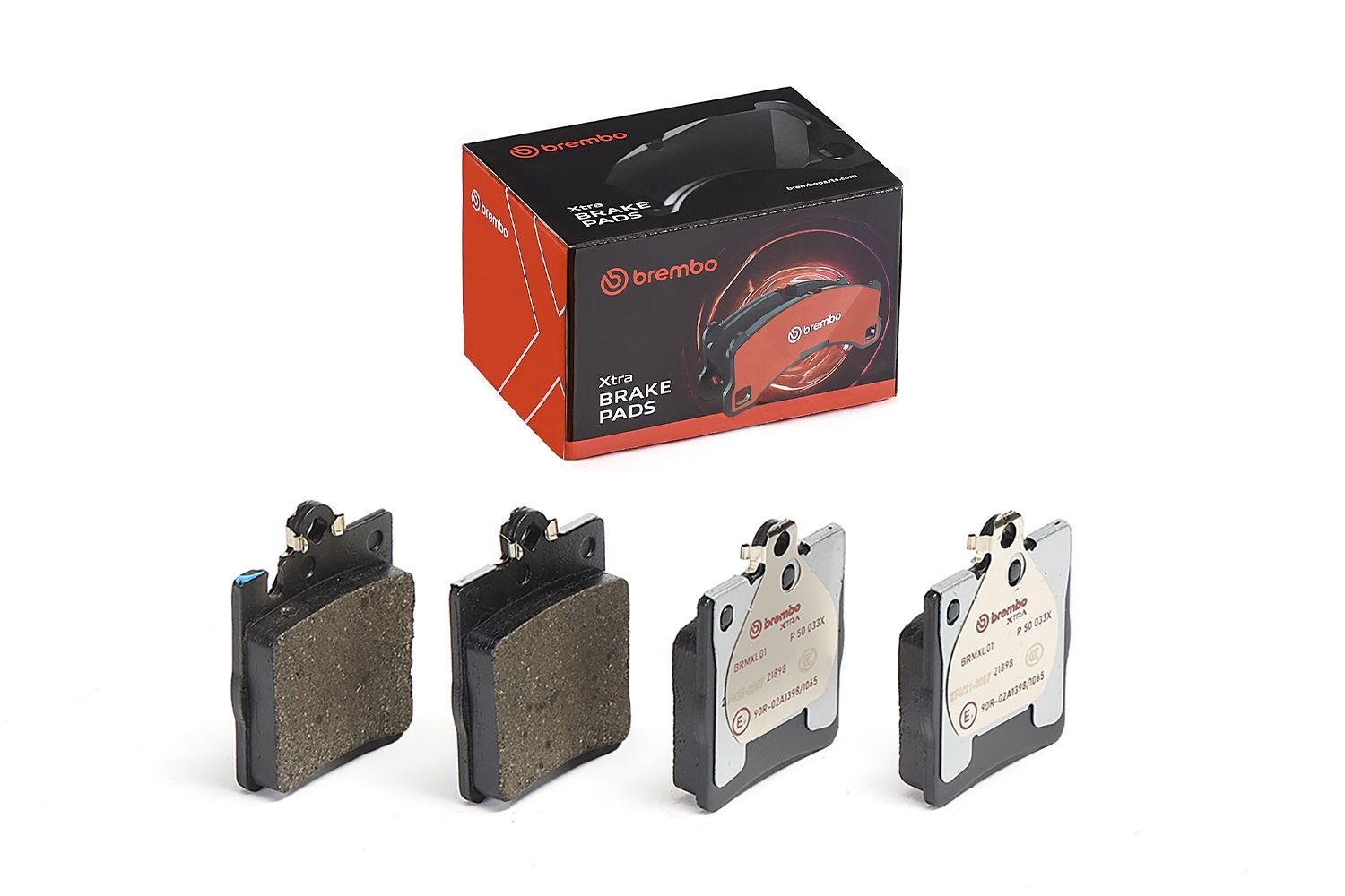 BREMBO P 50 033X - Bremsbelagsatz, Scheibenbremse XTRA LINE