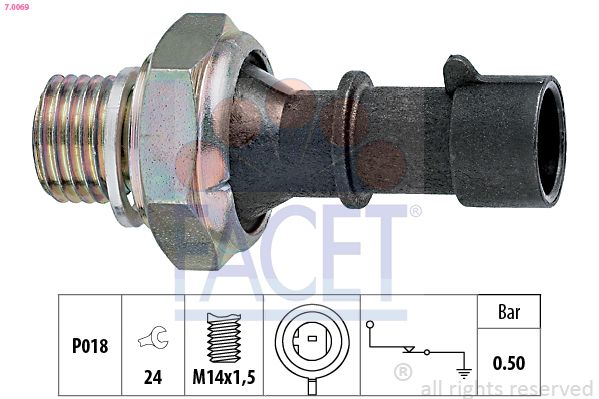 Oil Pressure Switch 7.0069