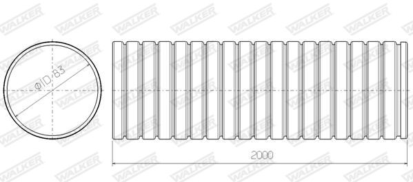 FLEXIBLE 2M X 3.1-4 INCH CP FLEX  0302