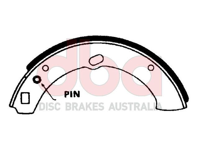 Street Series Brake Shoes [Nissan Caball / Patrol 1960-85 292mm] - TecDoc Only