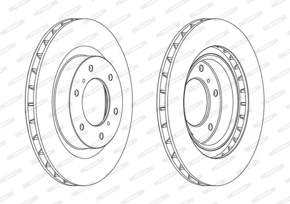 Brake Disc DDF1757C