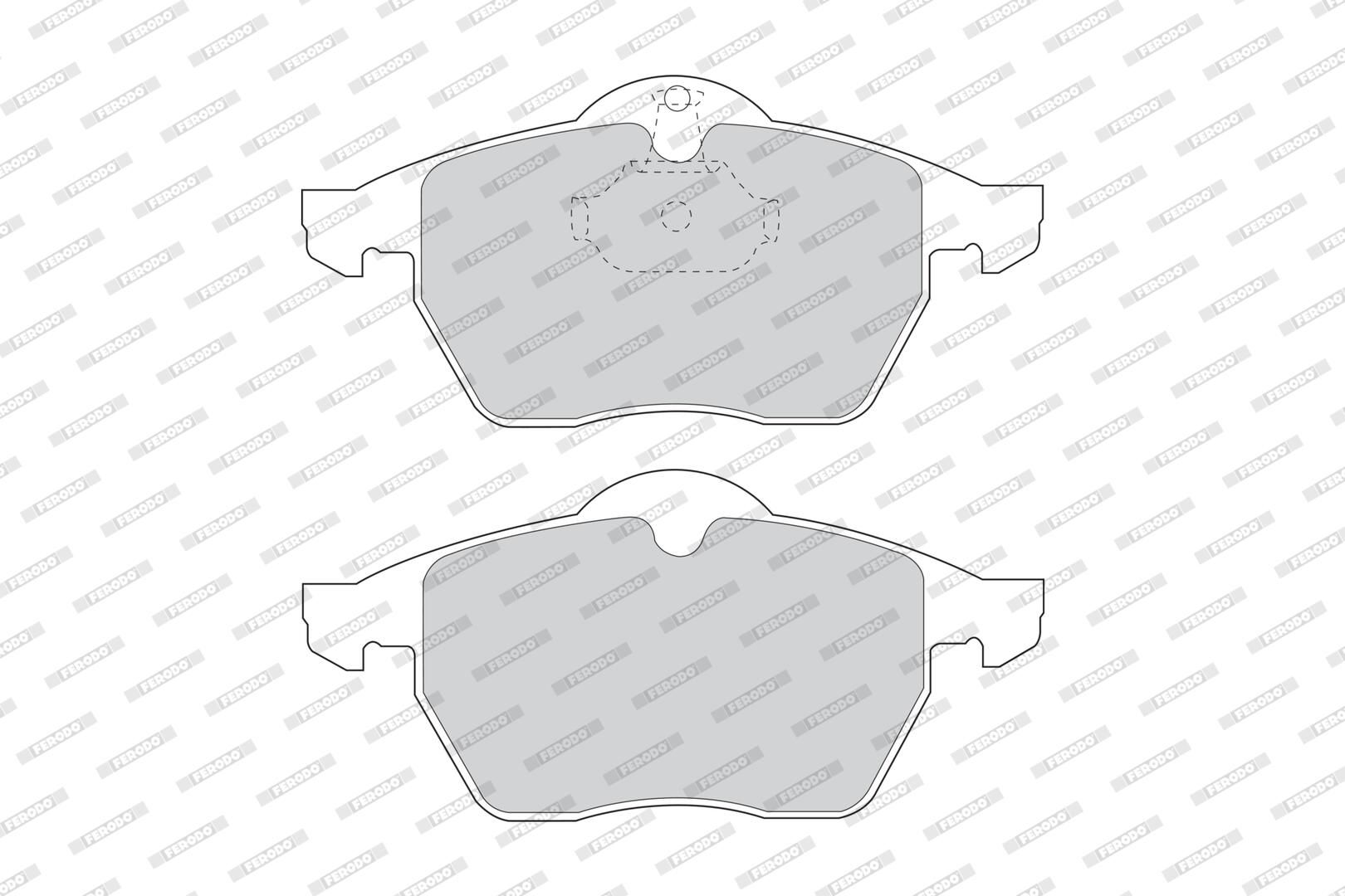 FERODO FDB1068 - Bremsbelagsatz, Scheibenbremse PREMIER ECO FRICTION
