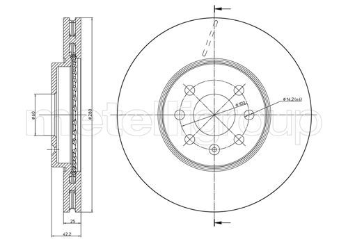 Brake Disc 23-0825C