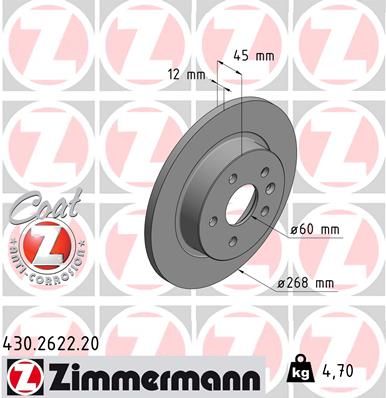 Brake Disc 430.2622.20