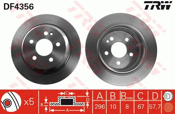 Brake Disc DF4356