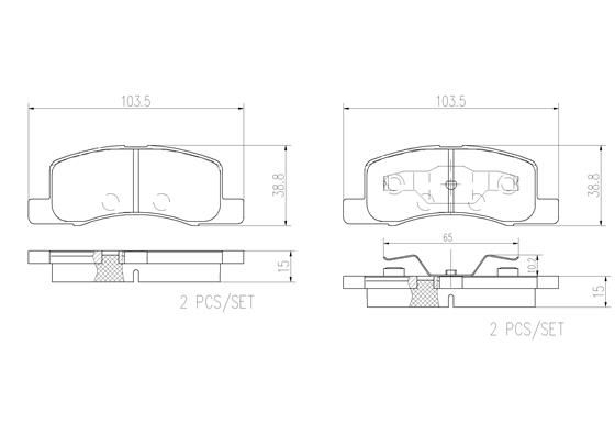 MITSUBISHI MINICAB 99-13 (FRT) - TecDoc 1