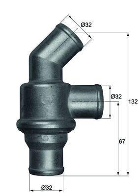 Thermostat, Kühlmittel