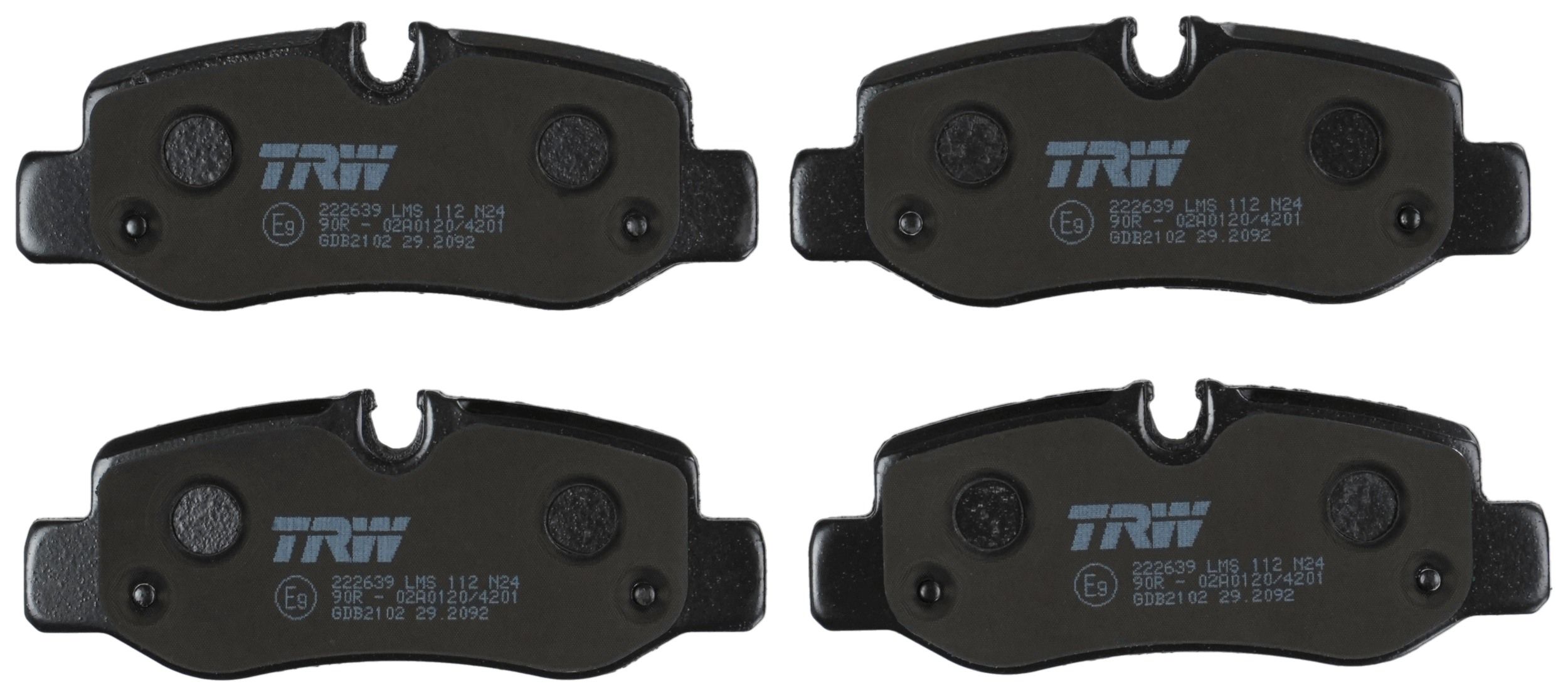 TRW DISC BRAKE PADS - TecDoc 2