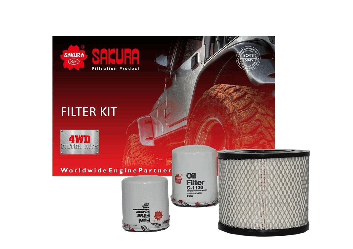 FILTER KIT OIL AIR FUEL HOLDEN - TecDoc Only