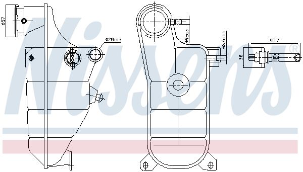 Expansion Tank, coolant 996364