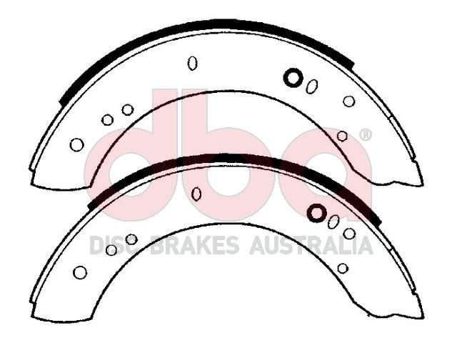 Street Series Brake Shoes [Landrover 279.4mm] - TecDoc Only