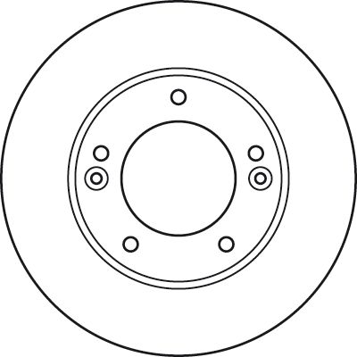 TRW BRAKE DISC - TecDoc 2